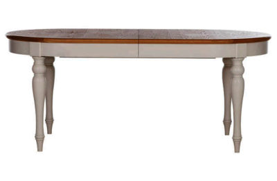 Schreiber Chalbury 6-8 Seat Extend. Dining Table -White/Oak